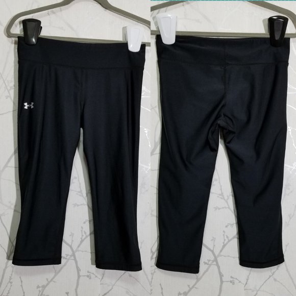 Under Armour Heatgear Mid Rise Cropped Leggings